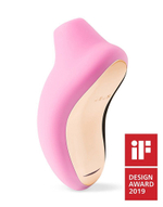 Розовый звуковой массажер клитора Sona Cruise - 11,5 см. (Цвет: розовый)