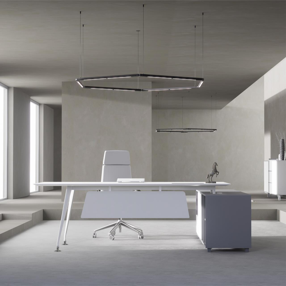 359363 KONST NT24 030 черный Светильник диммир. со сменой цв. температ. (управл. - пульт ДУ или прилож. Smart Life) IP20 LED 16W 48V 3000-6000К GLAT