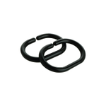 Кольца для шторки FIXSEN 12 шт, черные FX-1000В