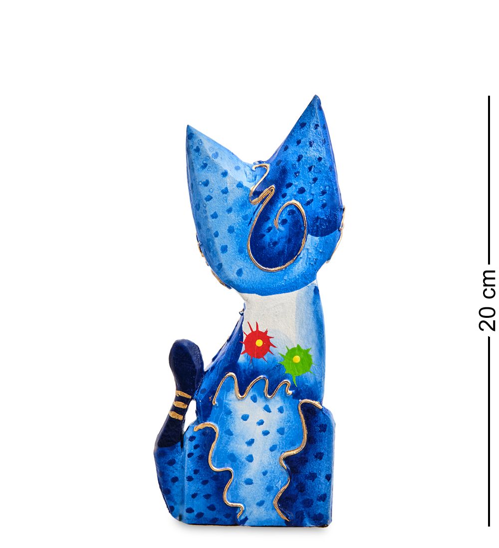 Decor and Gift 99-024-01 Статуэтка «Кошка» 20 см (албезия, о.Бали)