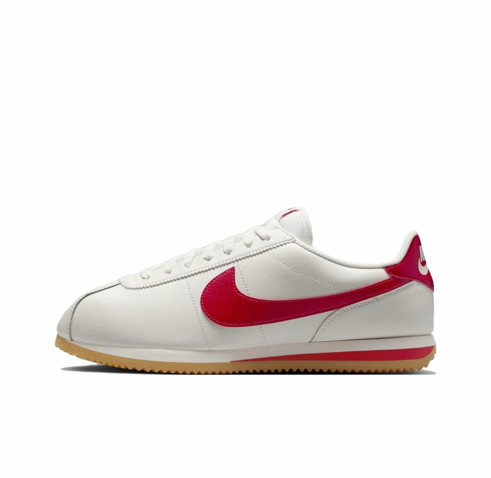 Мужские кроссовки Nike Cortez Leather 'Sail University Red Gum' DM4044-110