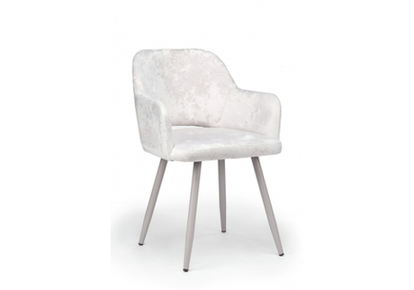 Стул на металлокаркасе Woodville Эолин светло-бежевый (simple 011), серый