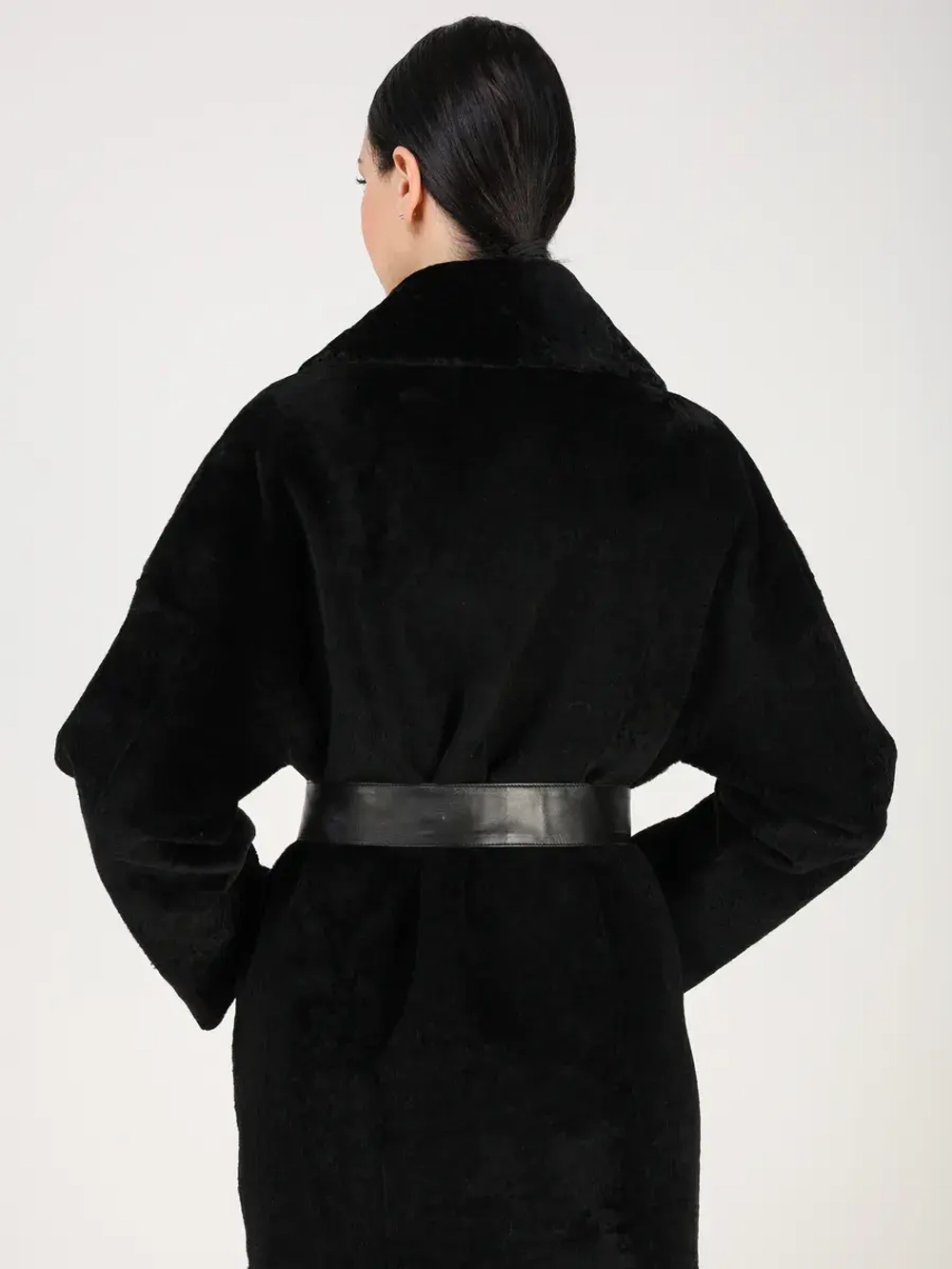 Дубленка зимняя шуба натуральная двухсторонняя оверсайз