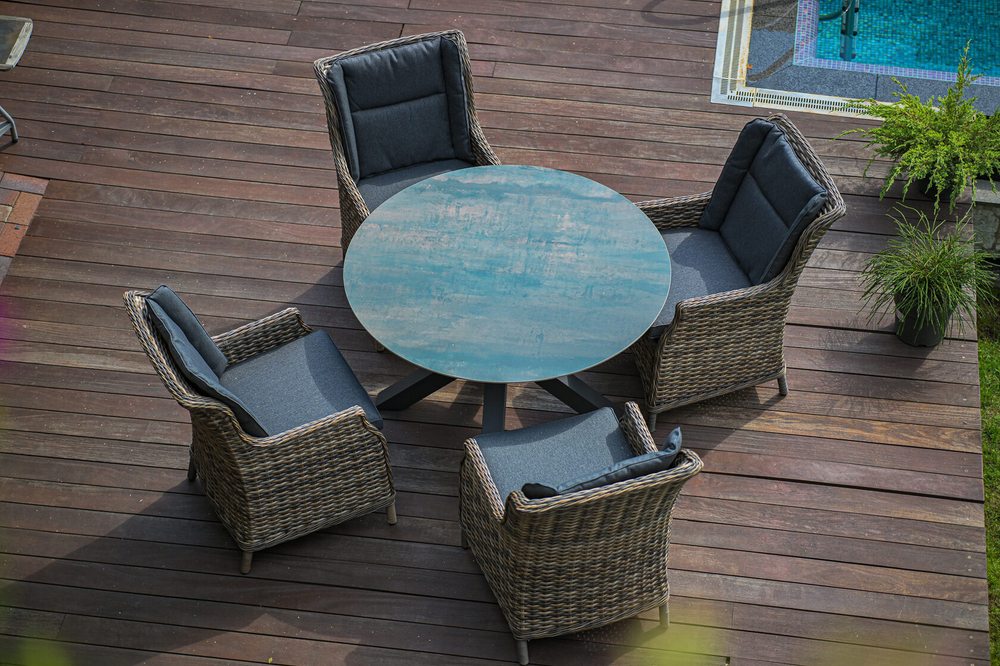 Обеденный стол ФЛОРЕНЦИЯ 120 Коричневый