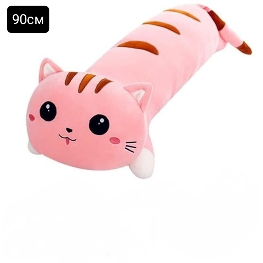 Мягкая игрушка, подушка - обнимашка "Кот батон, Кот валик" 50/ 70/ 90/ 110/ 130см