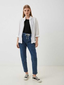 Джинсы на резинке больших размеров