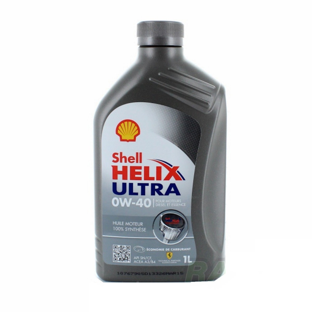 Масло моторное синтетическое  Shell Ultra  0W40  1л