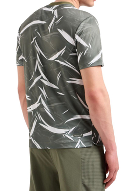 Мужская теннисная футболка EA7 Man Jersey - зеленый