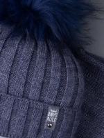 Шапка для мальчика зимняя вязаная и снуд