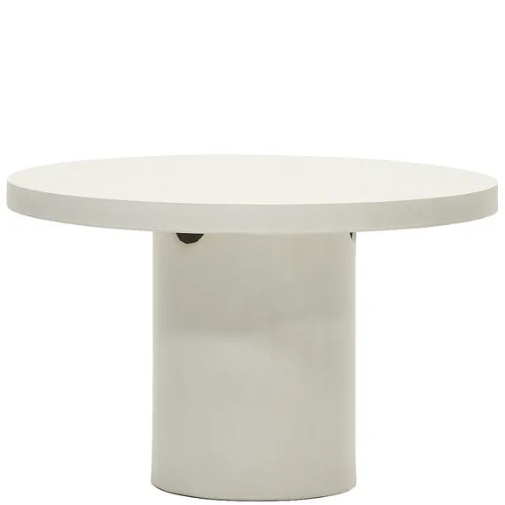 Стол Aiguablava, Ø120 см, белый цемент | La Forma | Испания