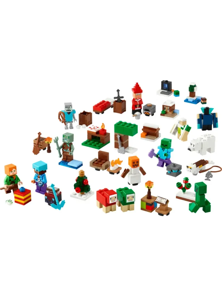 Конструктор Minecraft 21280 Адвент-календарь 2025