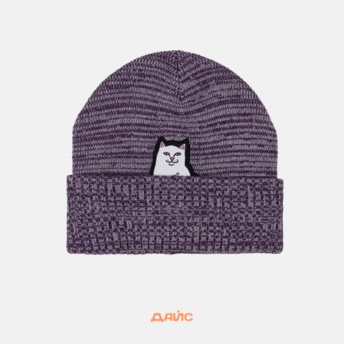 Шапка Ripndip Lord Nermal Marled Beanie артикул:RND10283 - купить в магазине Дайс