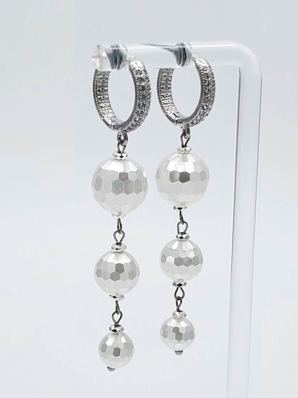 91001931 Серьги Selena Pearls