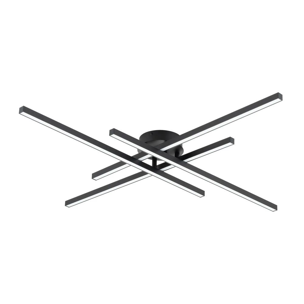 Citilux Стиг CL203141 LED Люстра потолочная с пультом Чёрная