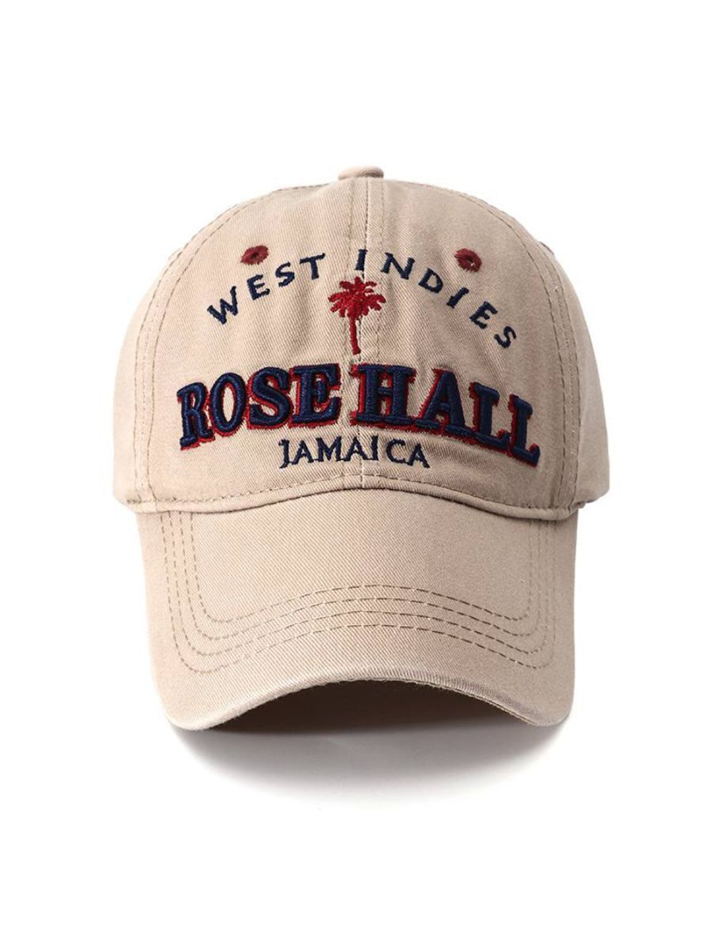 Бейсболка с вышивкой ROSE HALL розе холл белая