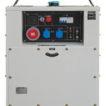 Электростанция дизельная с воздушным охлаждением HYUNDAI DHY 20000SE-3 в кожухе