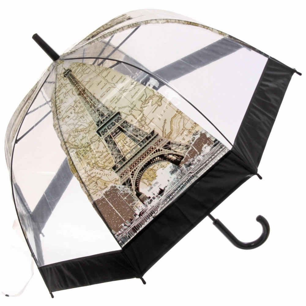 Зонт-трость женский купол «Сити», 8 спиц, микс 4 цвета, d-80см, длина в слож. виде 82см