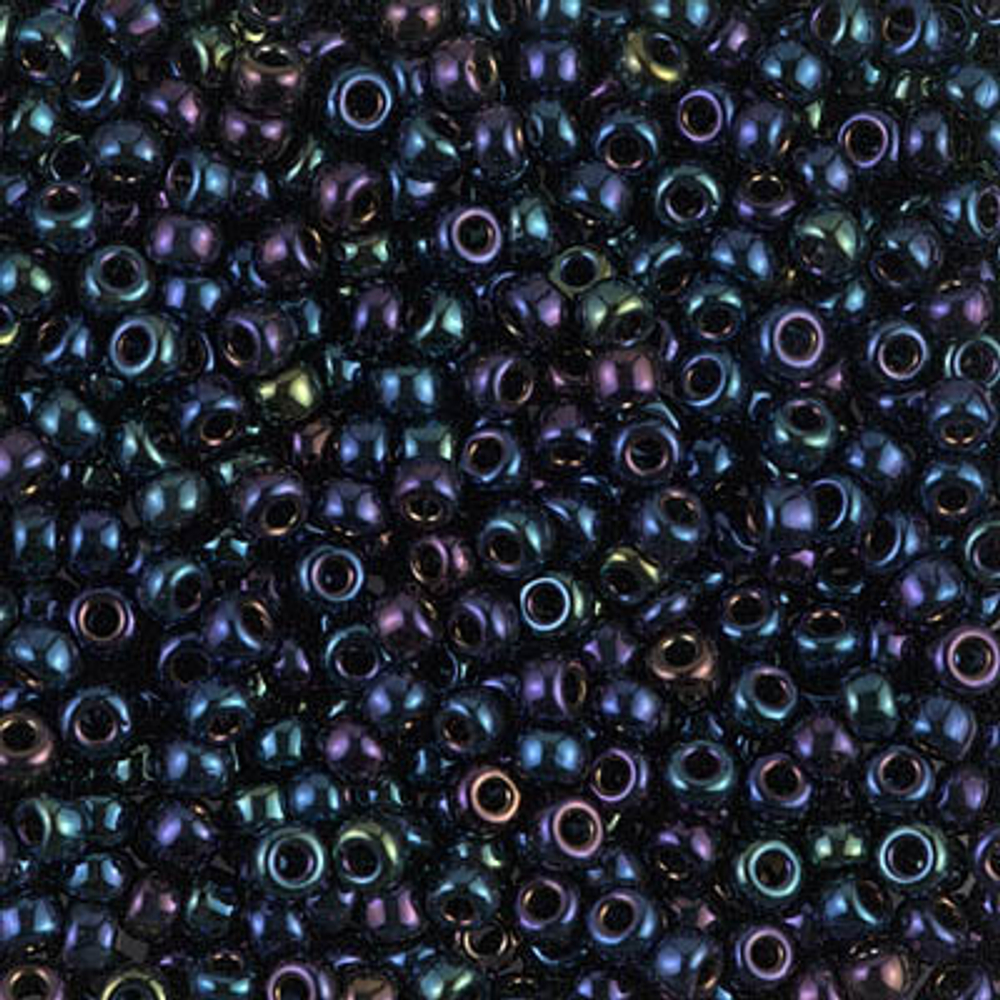 Miyuki Seed Beads 8/0 Metallic Dk.Blue Iris SB0452