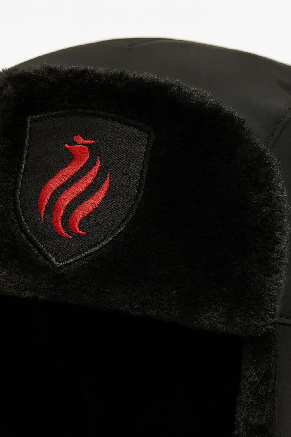 ALGA x Rubin Шапка-ушанка с отделкой из эко-меха