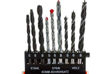 Набор сверл по бетону, металлу, дереву (9 шт; 5-8 мм) SPARTA 725055