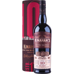 Виски Kinahan's Single Malt 10 Y.O. 0,7 л. В тубе