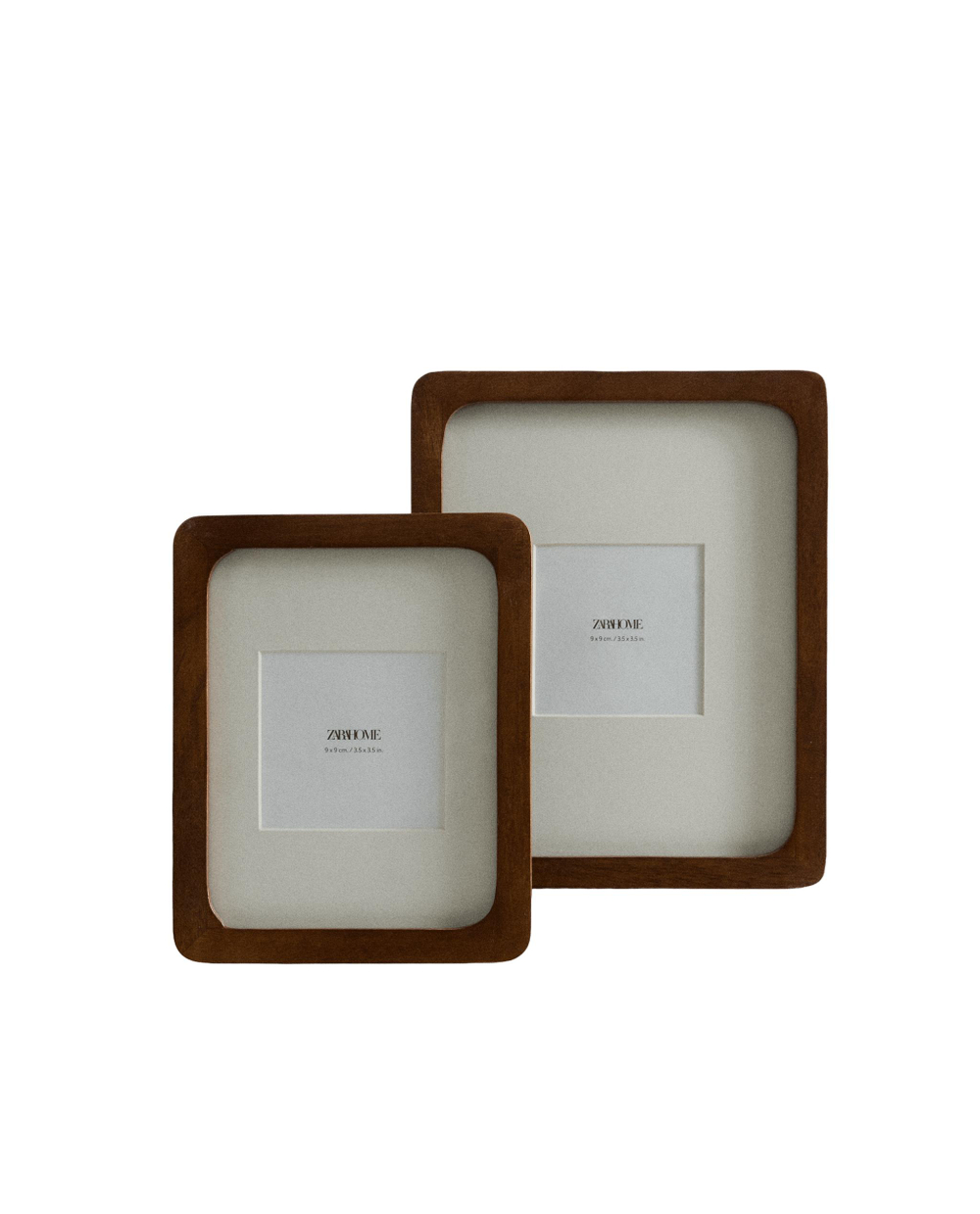 Zara Home Фоторамка из дерева, цвет коричневый, 22.5 см