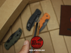 Нож Cold Steel Recon 1 LTW - рукоять коричневый нейлон, клинок черный RK/Н14