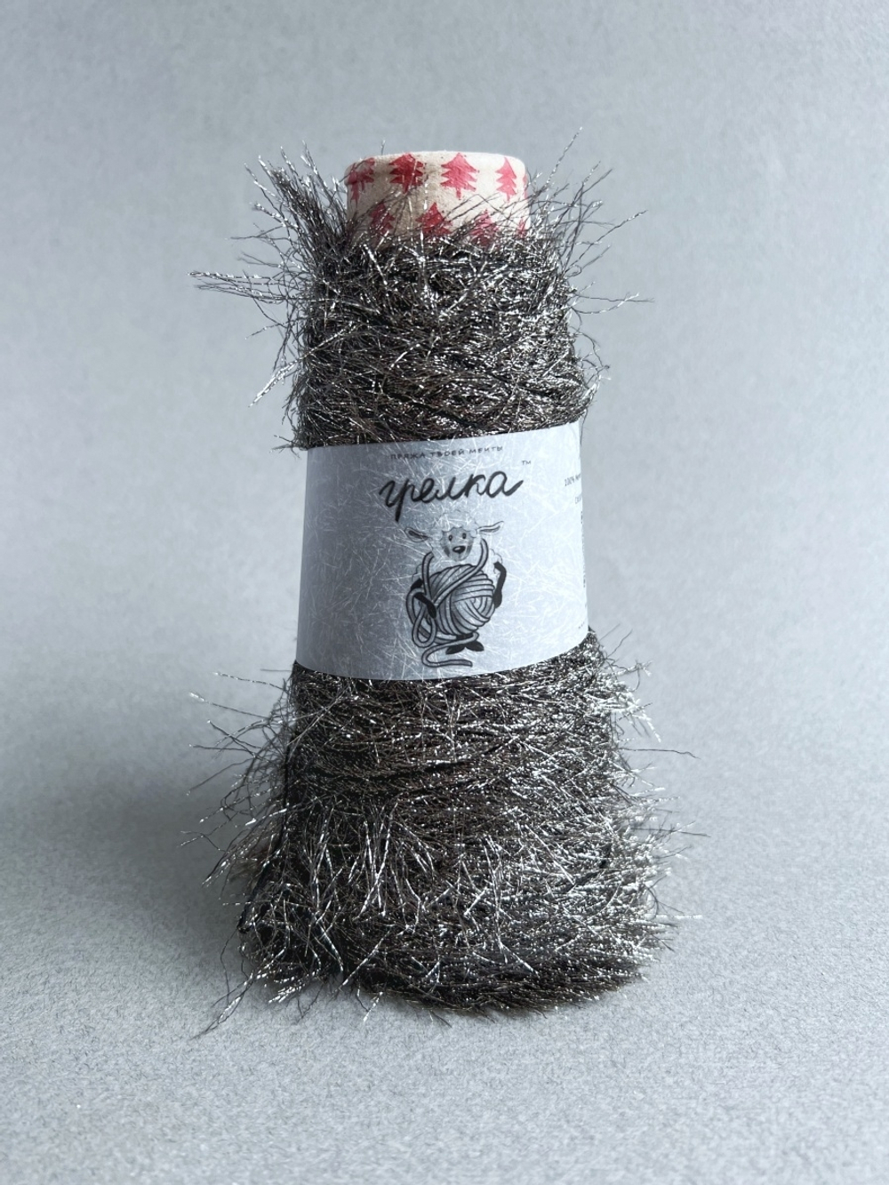 Трикотажная пряжа для вязания YETI реснички мех