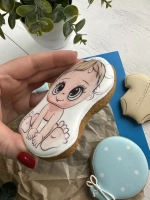 Имбирные пряники на торт малыш