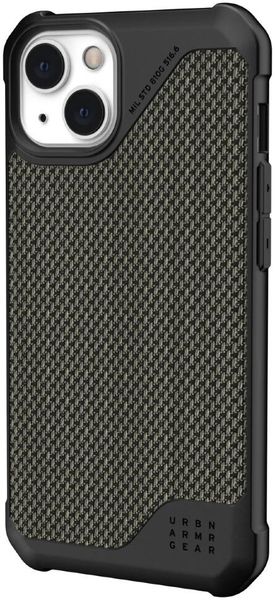 Чехол Uag Metropolis LT ткань Armortex для iPhone 13 6.1" оливковый (Kevlar-Olive) 11317O113972