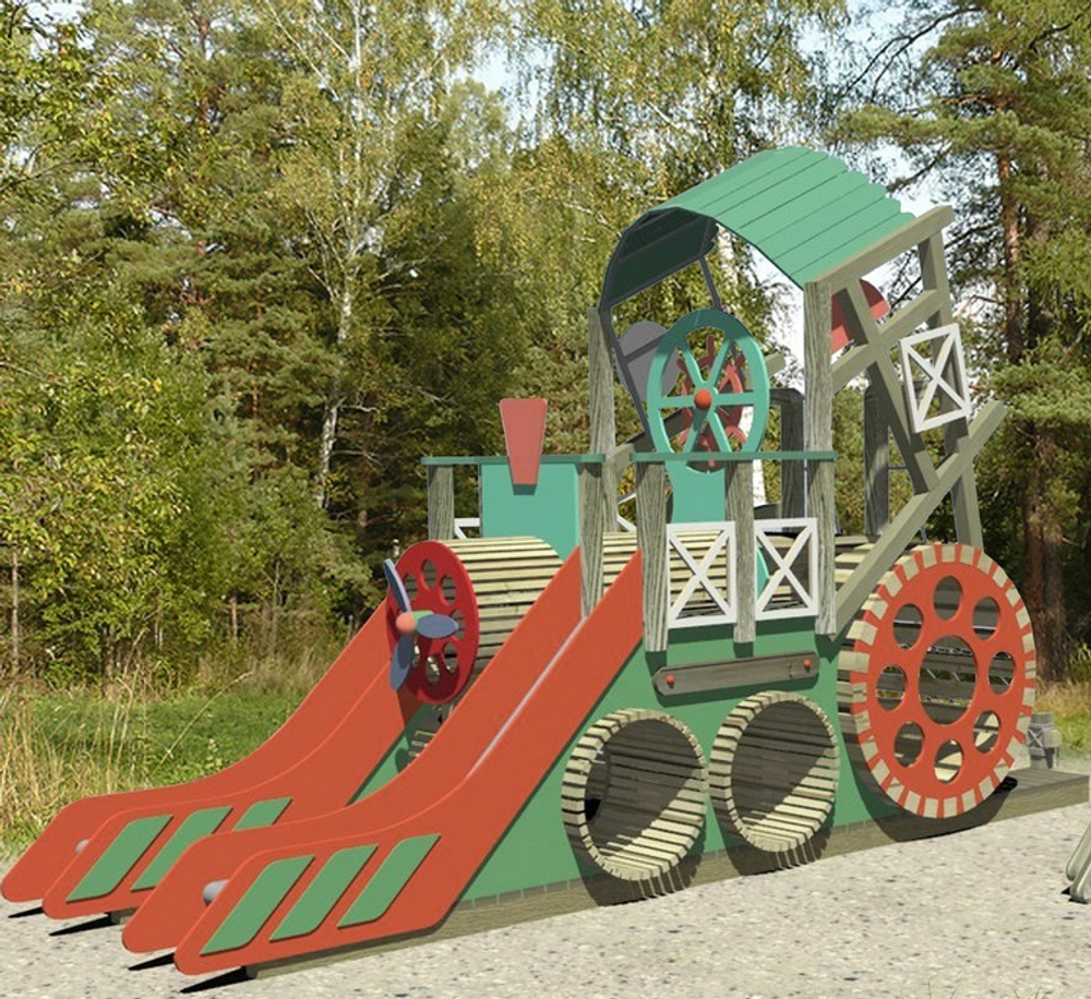 Детская игровая площадка Паровоз