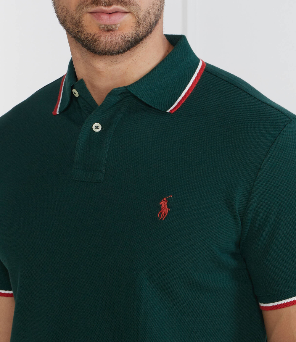 поло POLO RALPH LAUREN - темно-зеленый(710842621)