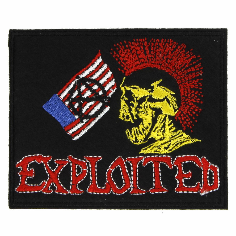 Нашивка с вышивкой группы The Exploited