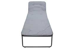 Кровать раскладная Надин п/мягкая лист 10мм арт.С408/71 (цвет ткани серый рис.без рисунка (1 шт. в уп.)