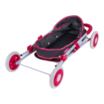 Коляска для куклы лежачая, пакет 918D-8