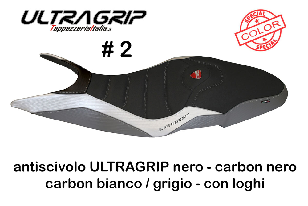 Ducati Supersport 2017-2018 Tappezzeria Italia чехол для сиденья Pistoia-SP ультра-сцепление (Ultra-Grip)