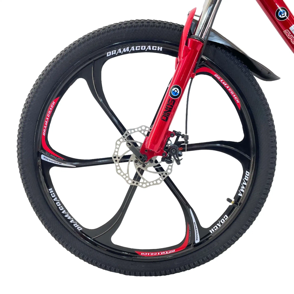 Велосипед Dinos 26" 21скор (стальная рама, диск. тормоз, Литые диски) Красный (DIN-15-2)