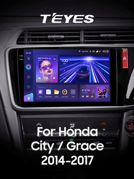 Teyes CC3 2K 10,2"для Honda City, Grace 1 2014-2017 (прав)