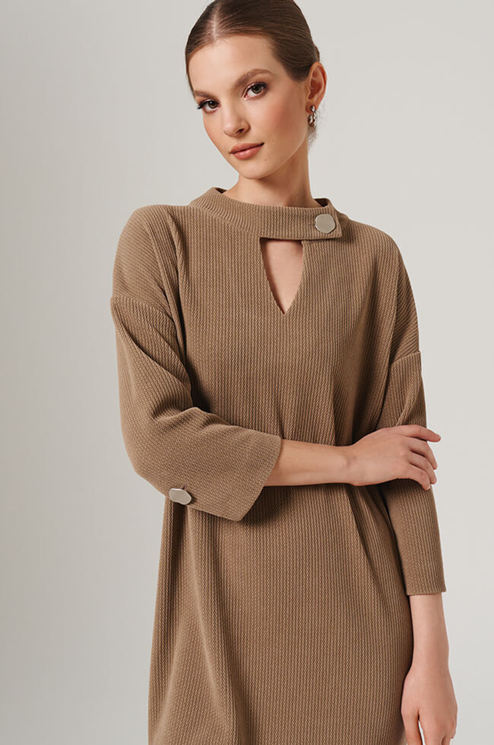 51635 Платье женское (капучино)