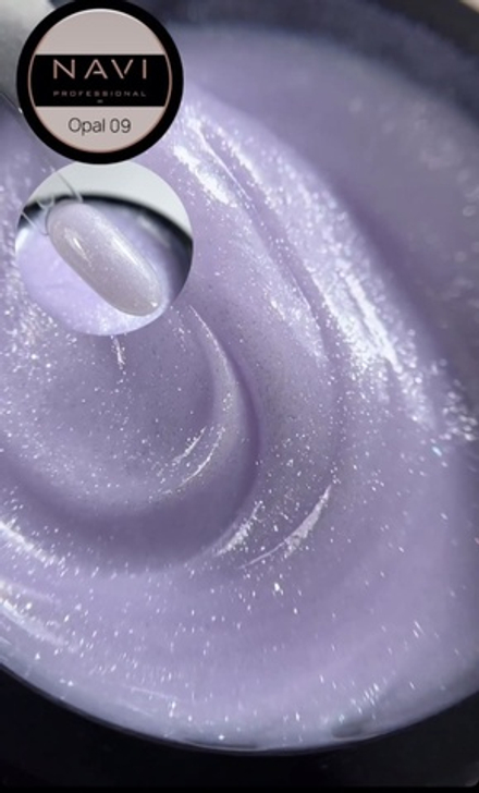 Камуфлирующий smart gel с шиммером OPAL 09 NAVI Professional 15мл.