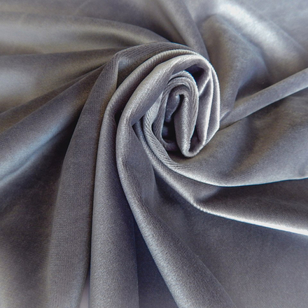 Бархат тепло-серый оптом. Ш - 300 см. Арт. YB777-12