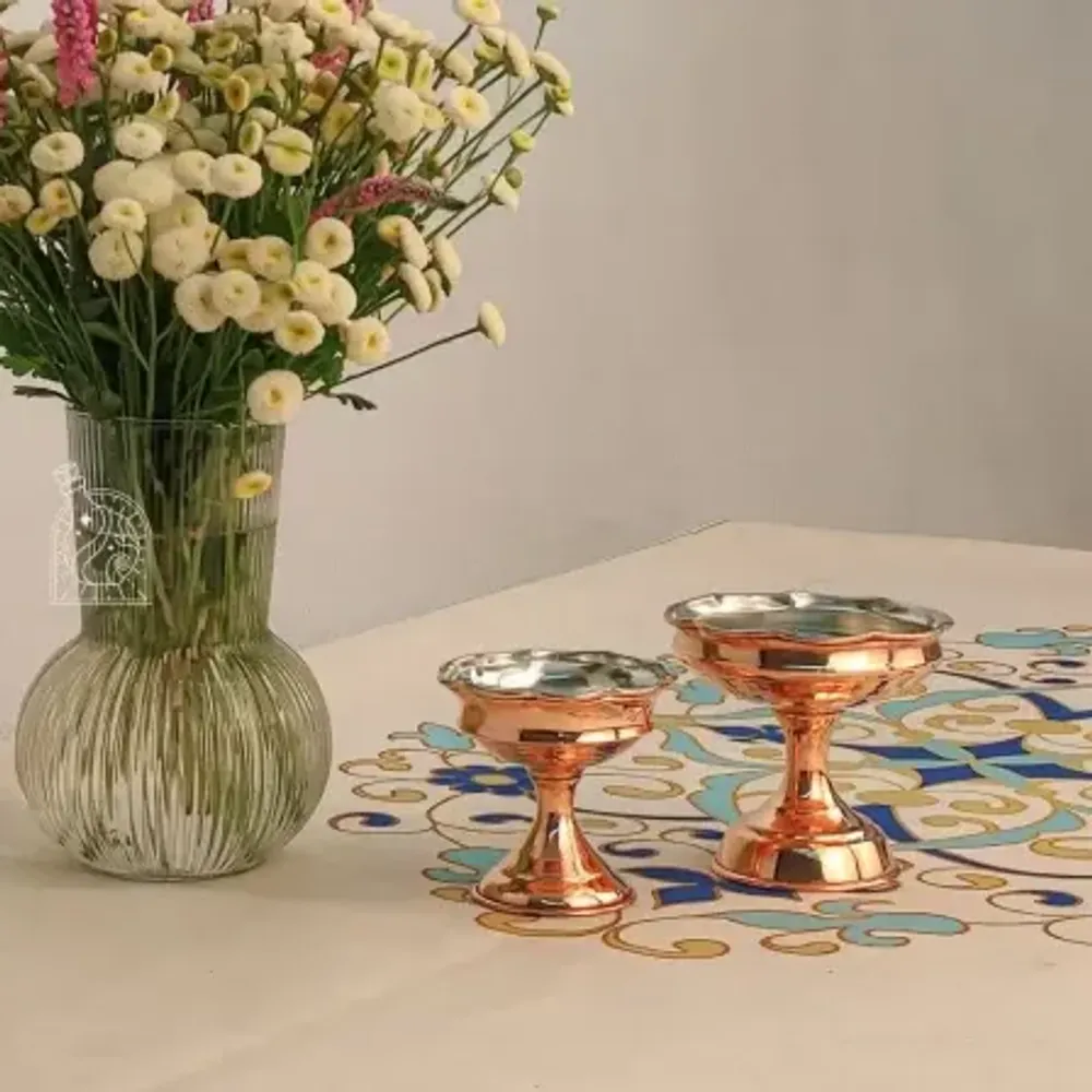 Набор из 6 медных мини-ваз для сервировки орехов, фруктов и сладостей Exirmes 30220270 Иран