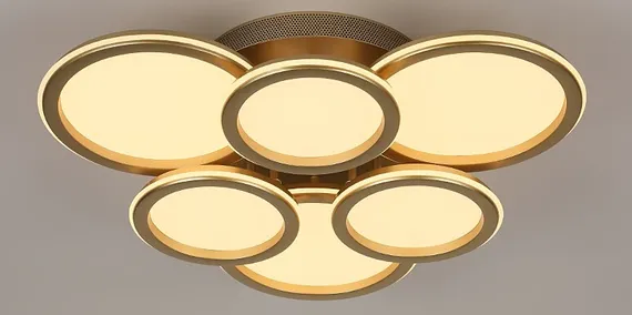 9301/3+3S CHAMPAGNE GOLD (1) Люстра (RL) #