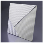 Стеновые 3D панели из наногипса в ламинации 60х60см