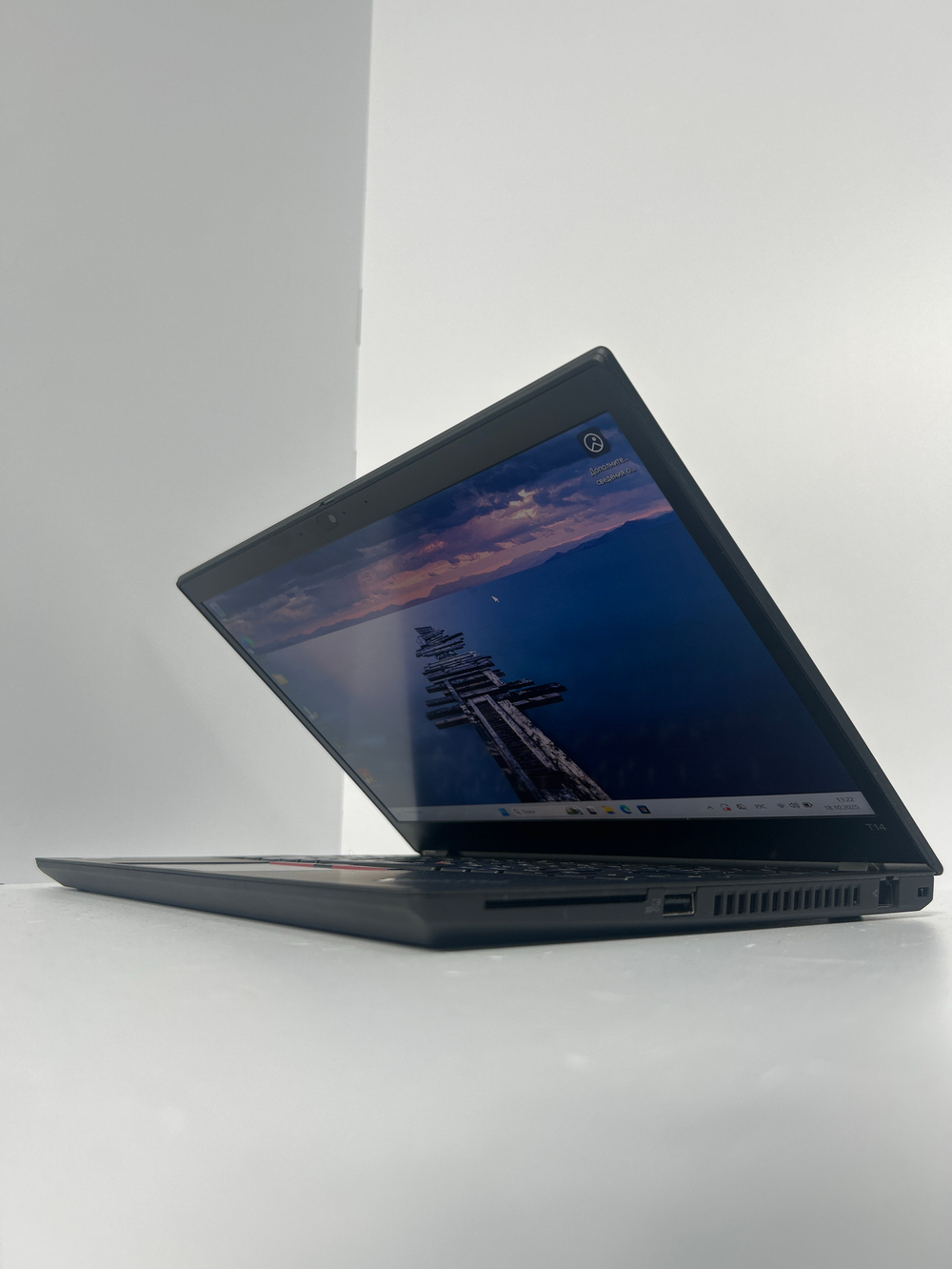 Ноутбук Lenovo ThinkPad T14 Gen 1 (20UES4QC00) 14"/AMD Ryzen 7 Pro 4750U/RAM 16GB/SSD 512GB/AMD Radeon Graphics/1920*1080/IPS/Windows 11/Подсветка кл-ры: НЕТ/Чёрный. Состояние: A1