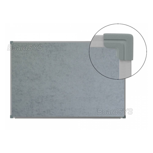 Текстильная доска BoardSYS EcoBoard 120x150 см (20Т1-150сер), Серый