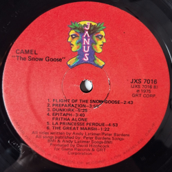 Винтажная виниловая пластинка LP Camel The Snow Goose (USA 1975)