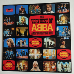 Винтажная виниловая пластинка LP АББА The Very Best Of ABBA (ABBA's Greatest Hits) (Germany 1976)