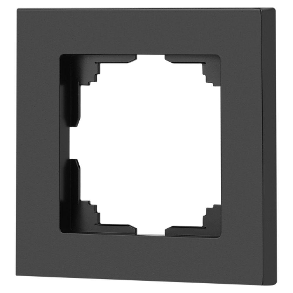 Рамка для розеток и выключателей Intro Accent 6-501-05 на 1 пост, СУ, антрацит | Intro