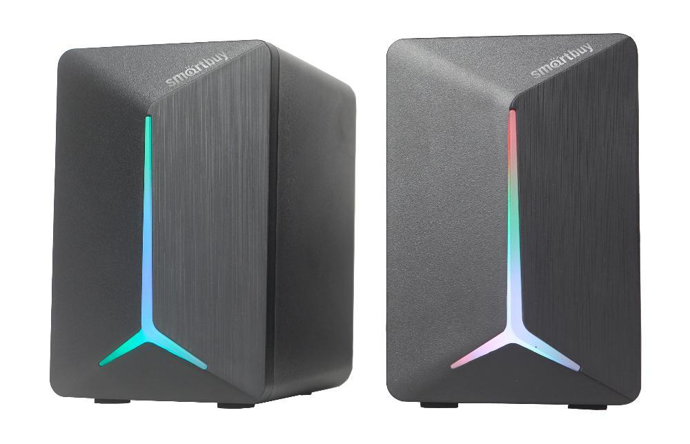 Компьютерные колонки 2.0 SmartBuy BLADE, 6Вт, RGB-подсветка, USB (SBA-4215)